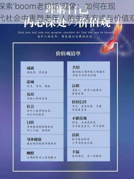 探索‘boom老奶奶’现象:如何在现代社会中重塑老年人的生活方式与价值观