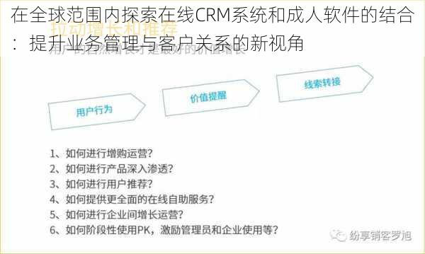 在全球范围内探索在线CRM系统和成人软件的结合:提升业务管理与客户关系的新视角