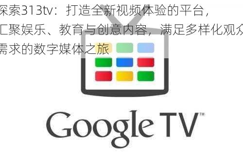 探索313tv:打造全新视频体验的平台,汇聚娱乐、教育与创意内容,满足多样化观众需求的数字媒体之旅
