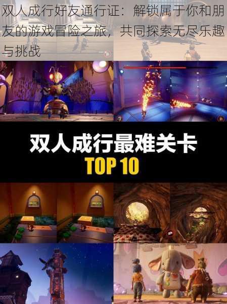 双人成行好友通行证:解锁属于你和朋友的游戏冒险之旅,共同探索无尽乐趣与挑战