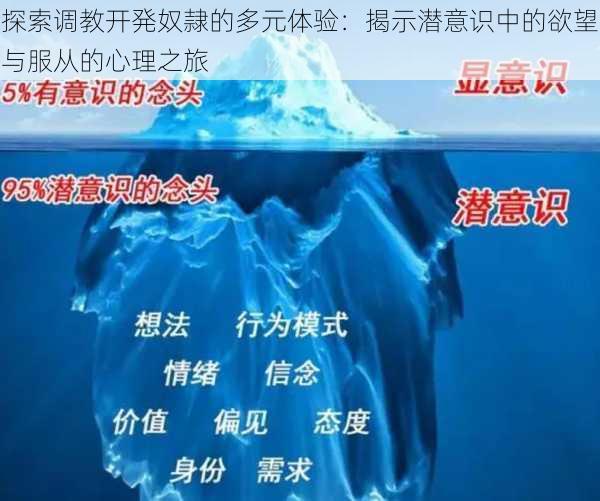 探索调教开発奴隷的多元体验:揭示潜意识中的欲望与服从的心理之旅