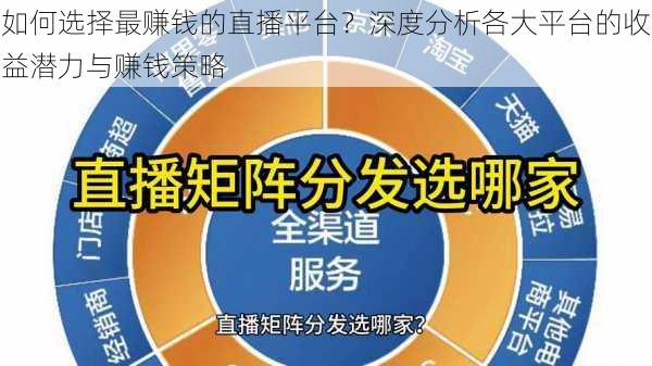 如何选择最赚钱的直播平台？深度分析各大平台的收益潜力与赚钱策略