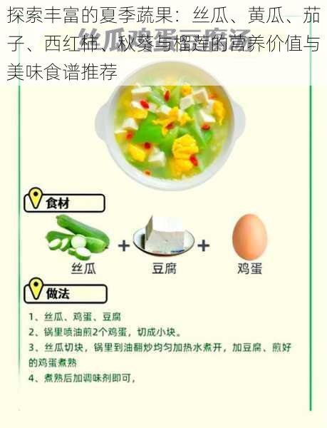 探索丰富的夏季蔬果:丝瓜、黄瓜、茄子、西红柿、秋葵与榴莲的营养价值与美味食谱推荐