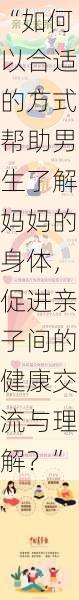 “如何以合适的方式帮助男生了解妈妈的身体,促进亲子间的健康交流与理解?”