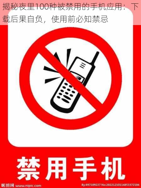 揭秘夜里100种被禁用的手机应用:下载后果自负,使用前必知禁忌