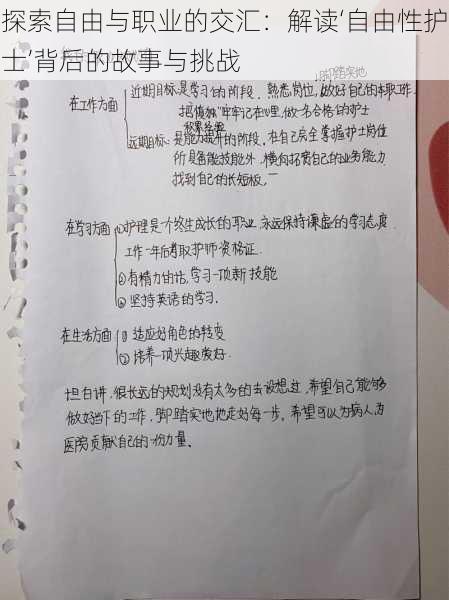 探索自由与职业的交汇:解读‘自由性护士’背后的故事与挑战