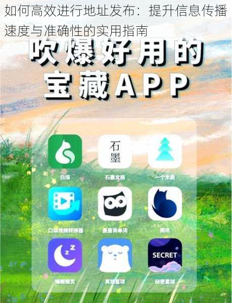 如何高效进行地址发布:提升信息传播速度与准确性的实用指南
