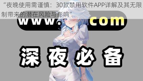 “夜晚使用需谨慎:30款禁用软件APP详解及其无限制带来的潜在风险与影响”
