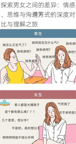 探索男女之间的差异：情感、思维与沟通方式的深度对比与理解之旅