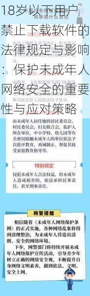 18岁以下用户禁止下载软件的法律规定与影响:保护未成年人网络安全的重要性与应对策略