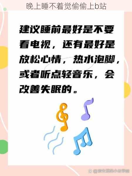 晚上睡不着觉偷偷上b站
