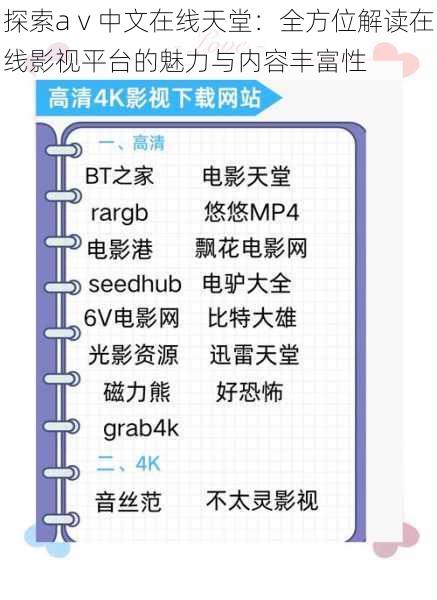 探索аⅴ中文在线天堂：全方位解读在线影视平台的魅力与内容丰富性