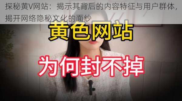 探秘黄V网站:揭示其背后的内容特征与用户群体,揭开网络隐秘文化的面纱