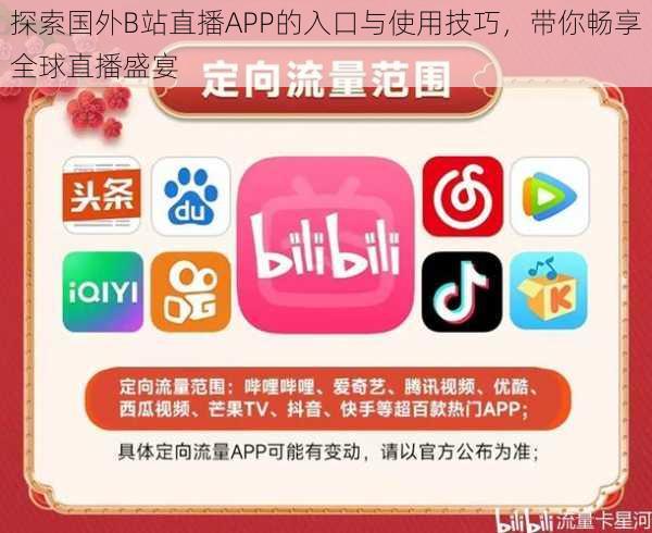 探索国外B站直播APP的入口与使用技巧,带你畅享全球直播盛宴