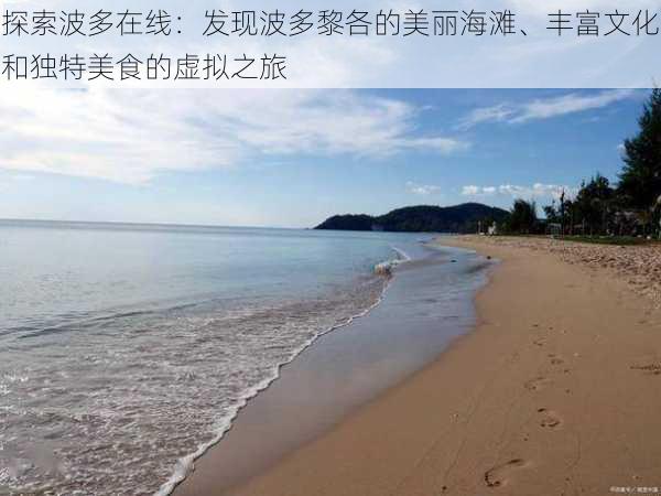 探索波多在线:发现波多黎各的美丽海滩、丰富文化和独特美食的虚拟之旅