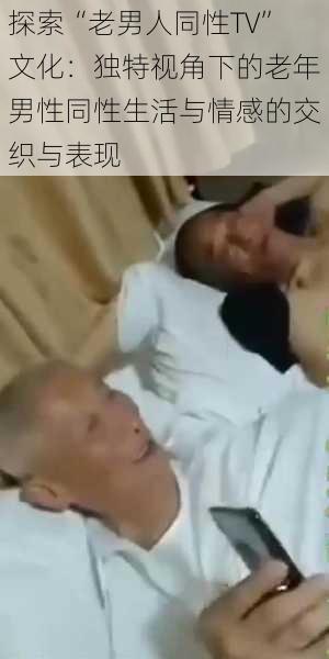 探索“老男人同性TV”文化:独特视角下的老年男性同性生活与情感的交织与表现