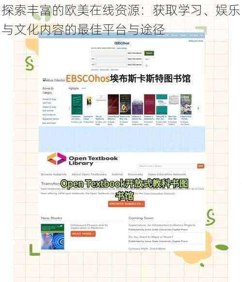 探索丰富的欧美在线资源:获取学习、娱乐与文化内容的最佳平台与途径