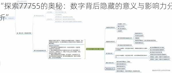 “探索77755的奥秘:数字背后隐藏的意义与影响力分析”