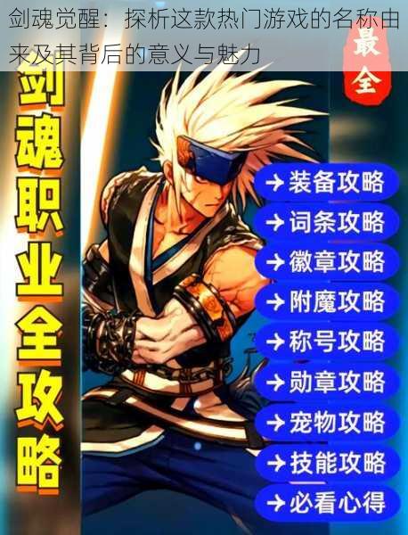 剑魂觉醒:探析这款热门游戏的名称由来及其背后的意义与魅力