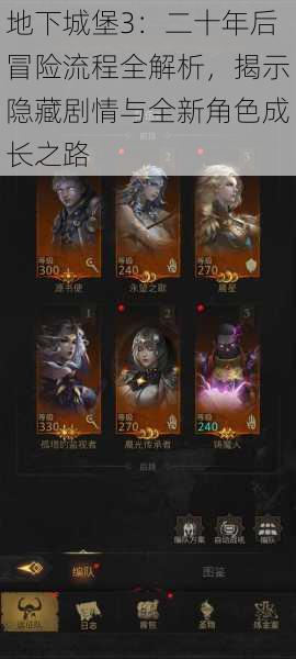 地下城堡3：二十年后冒险流程全解析，揭示隐藏剧情与全新角色成长之路