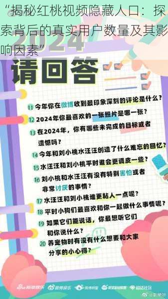 “揭秘红桃视频隐藏人口:探索背后的真实用户数量及其影响因素”