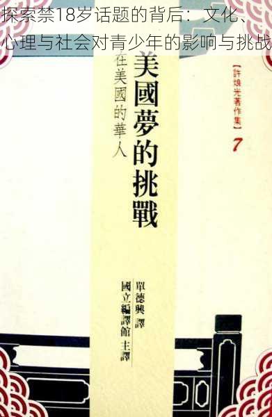 探索禁18岁话题的背后:文化、心理与社会对青少年的影响与挑战